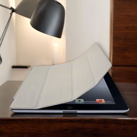 Apple Ipad Smart Cover Dove Gray Pre-owned - Picture 1 of 9